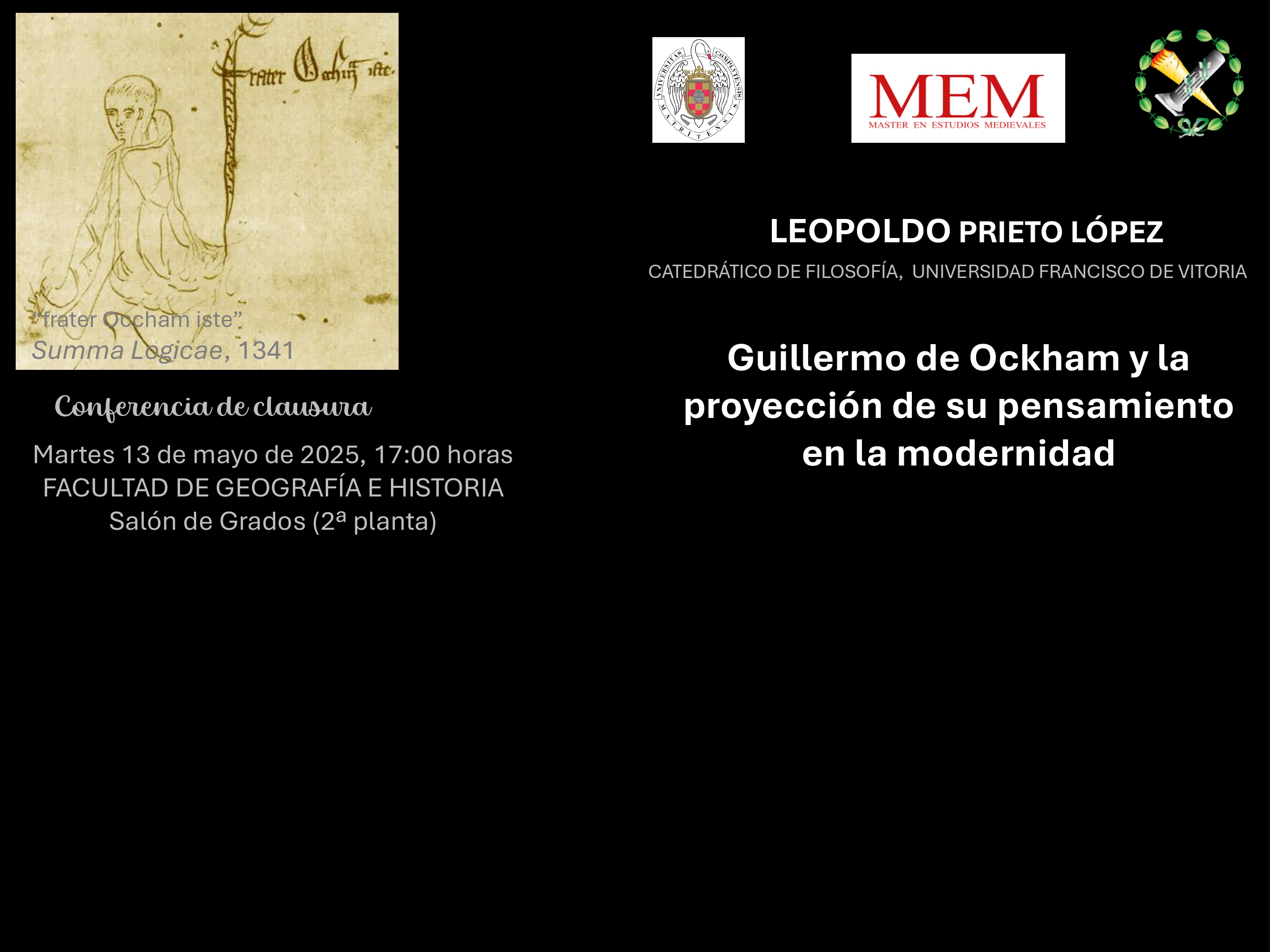 Conferencia de clausura curso 2024-2025